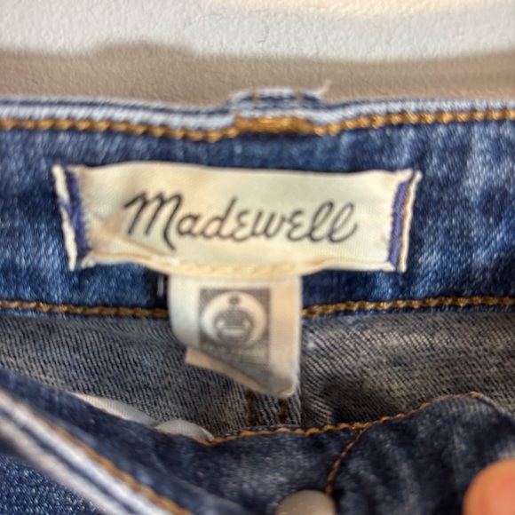 MADEWELL SZ 30 The Curvy Perfect Vintage Mid Wash High Rise Blue Jeans - Picture 5 of 12